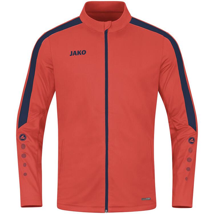 Jako Polyesterjacke Power 9323 375 flame/marine - Gr. 40 von Jako