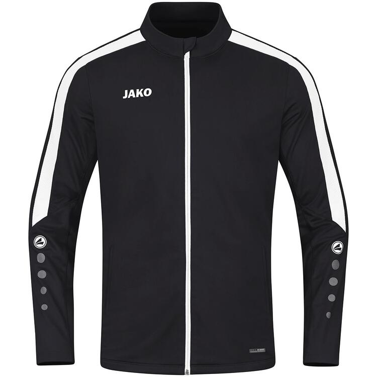 Jako Polyesterjacke Power 9323 800 schwarz - Gr. 164 von Jako