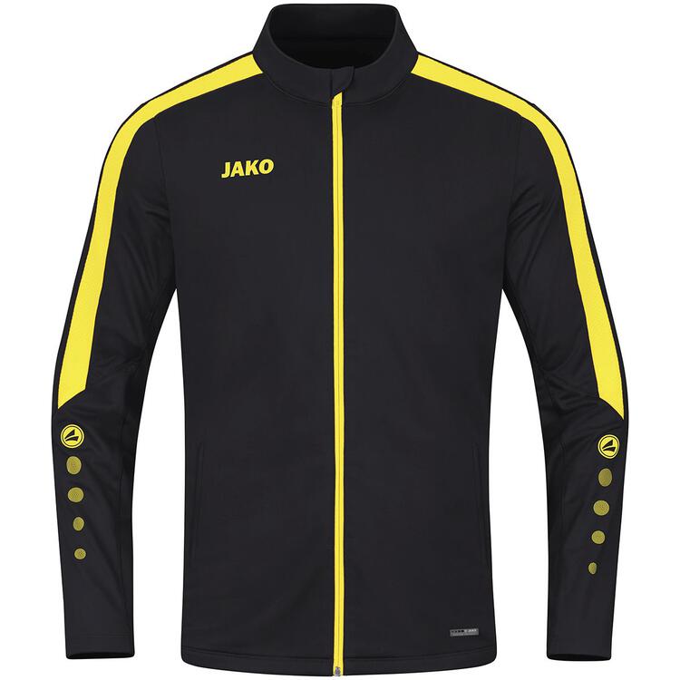 Jako Polyesterjacke Power 9323 803 schwarz/citro - Gr. 40 von Jako