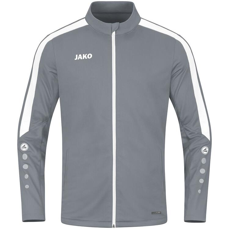 Jako Polyesterjacke Power 9323 840 steingrau - Gr. 34 von Jako