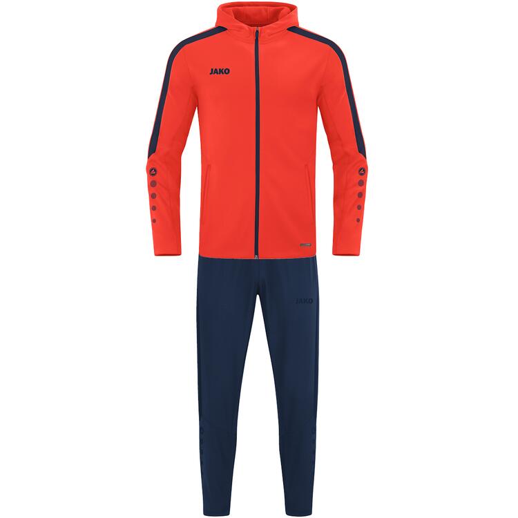 Jako Pr?sentationsanzug Power M9623 flame/marine - Gr. 36 von Jako