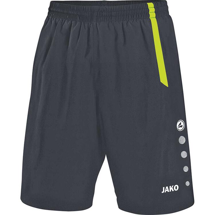 Jako Sporthose Turin anthrazit lime 4462 23 Gr. 116 von Jako
