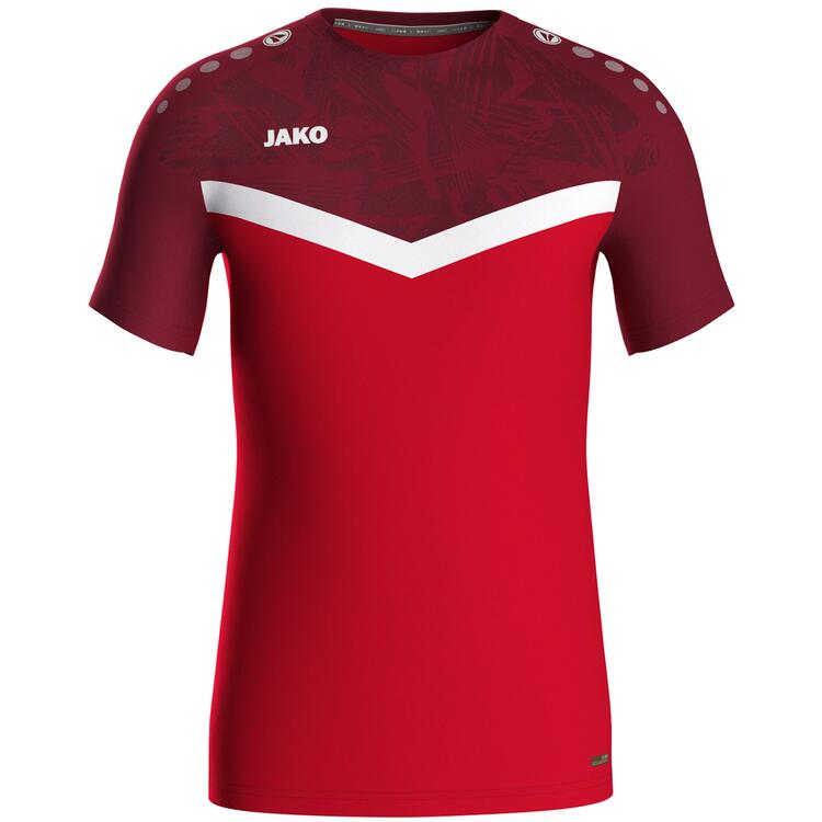 Jako T-Shirt Iconic 6124 rot/weinrot - Gr. 38 von Jako