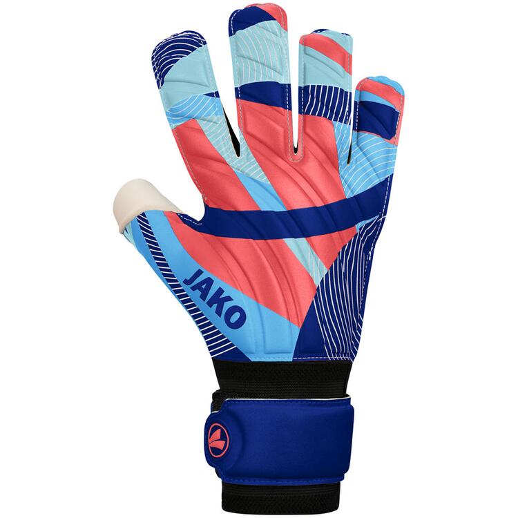 Jako Torwarthandschuh River Basic RC 2589 navy/skyblue/coral - Gr. 8 von Jako
