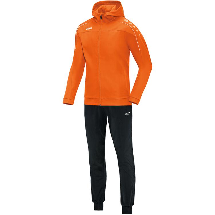 Jako Trainingsanzug Polyester Classico mit Kapuze neonorange M9450... von Jako