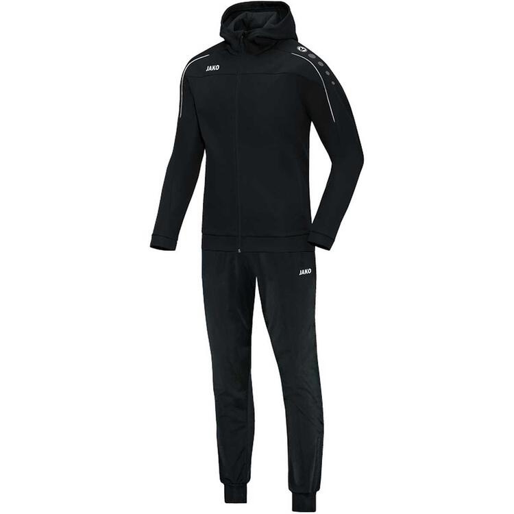 Jako Trainingsanzug Polyester Classico mit Kapuze schwarz M9450 08... von Jako