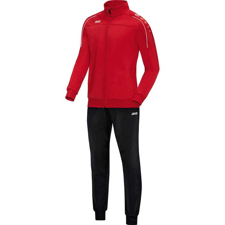 Jako Trainingsanzug Polyester Classico rot M9150 01 Gr. 140 von Jako