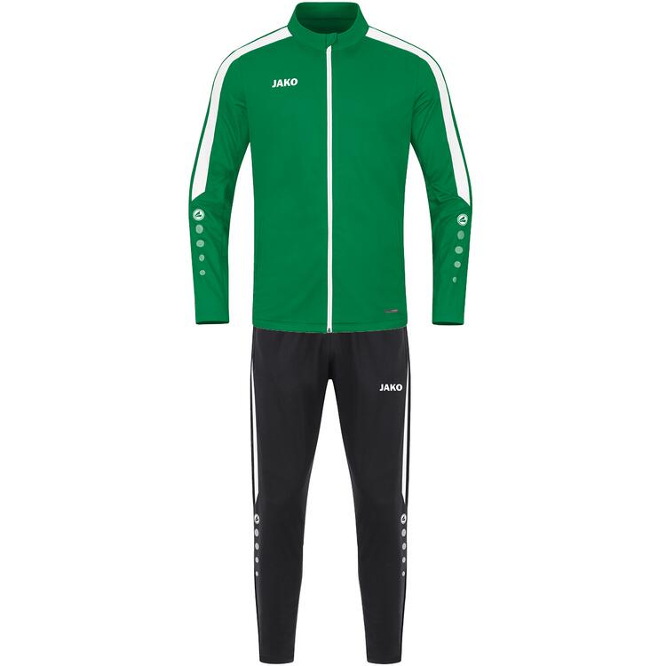 Jako Trainingsanzug Polyester Power M9123 sportgr?n - Gr. 40 von Jako