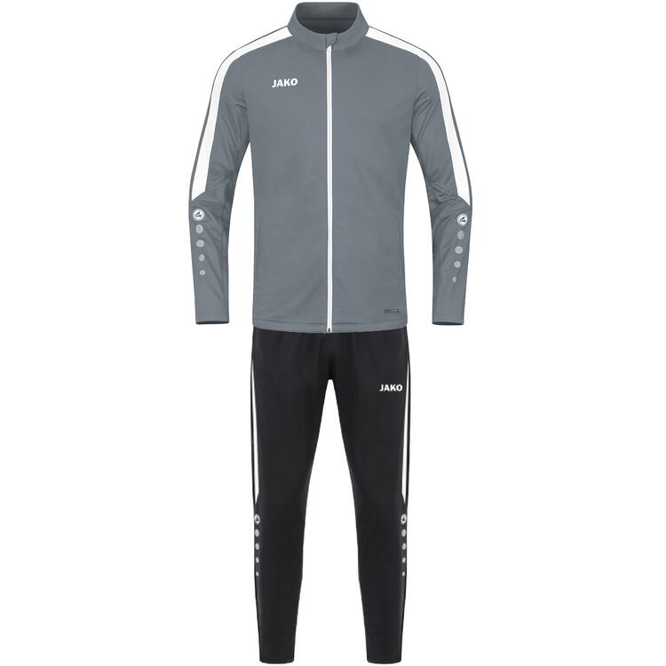 Jako Trainingsanzug Polyester Power M9123 steingrau - Gr. 36 von Jako