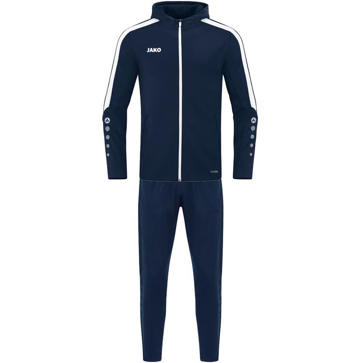 Jako Trainingsanzug Polyester Power mit Kapuze M9423 marine - Gr. S von Jako