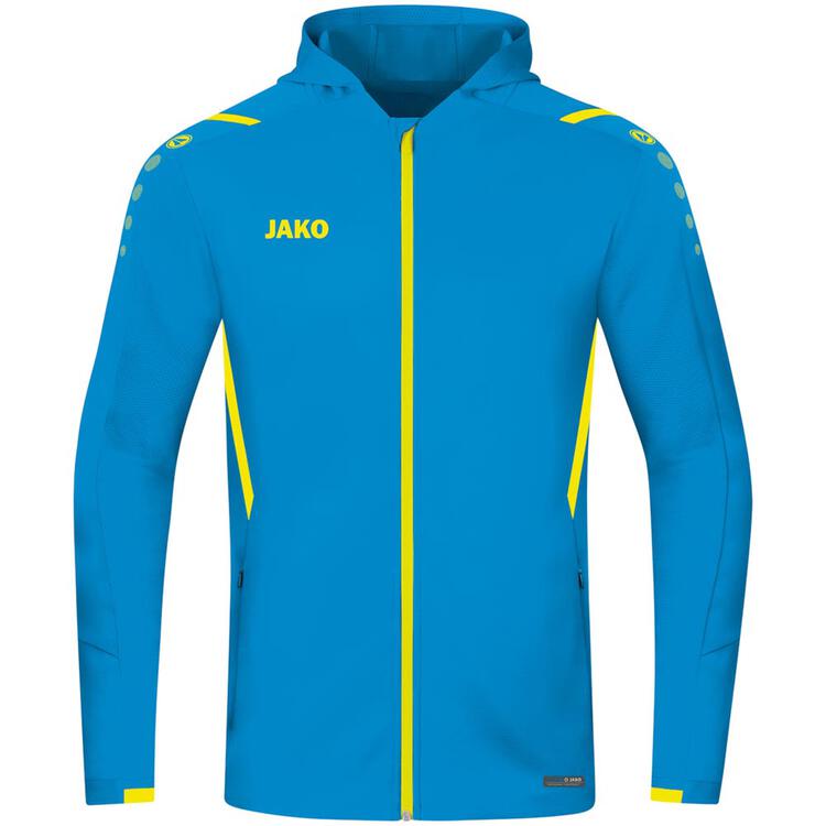 Jako Trainingsjacke Challenge mit Kapuze 6821 JAKO blau/neongelb... von Jako