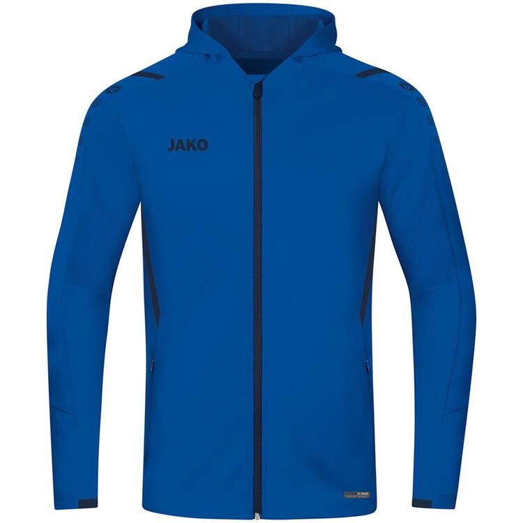 Jako Trainingsjacke Challenge mit Kapuze 6821 royal/marine Gr. XXL von Jako