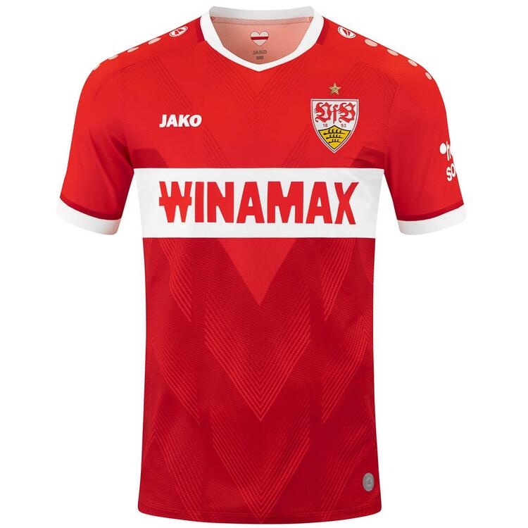 Jako VfB Stuttgart Ausw?rts Trikot 24/25 ST4224A rot - Gr. M von Jako