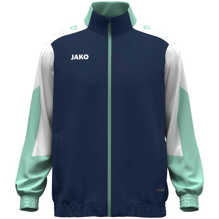 Jako Webjacke Dynamic 9870 marine/wei?/minze - Gr. L von Jako
