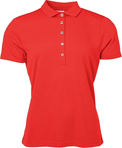 James & Nicholson Damen Active Poloshirt, Rot (Grenadine), 40 (Herstellergröße: XL) von James & Nicholson