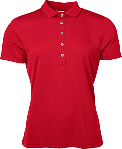 James & Nicholson Damen Active Poloshirt, Rot (Red), 44 (Herstellergröße: 3XL) von James & Nicholson