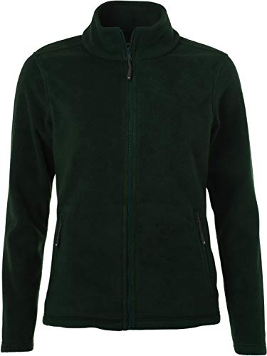 James & Nicholson Damen Fleece Jacke, Grün (Dark-Green), 34 (Herstellergröße: S) von James & Nicholson