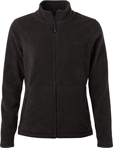 James & Nicholson Damen Fleece Jacke, Grau (Dark-Grey), 38 (Herstellergröße: L) von James & Nicholson