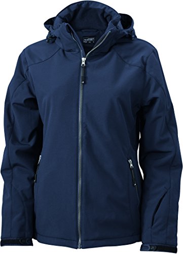 James & Nicholson Damen Wintersport Jacket Jacke, Blau (Navy), 34 (Herstellergröße: S) von James & Nicholson
