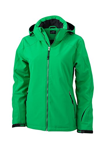James & Nicholson Damen Wintersport Jacket Jacke, Grün (Green), 38 (Herstellergröße: L) von James & Nicholson
