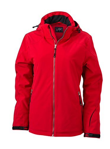 James & Nicholson Damen Wintersport Jacket Jacke, Rot (Red), 36 (Herstellergröße: M) von James & Nicholson
