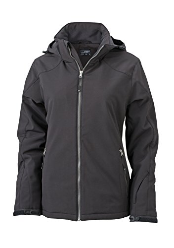 James & Nicholson Damen Wintersport Jacket Jacke, Schwarz (Black), 40 (Herstellergröße: XL) von James & Nicholson