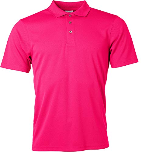 James & Nicholson Herren Active Poloshirt, Pink (Pink), XX-Large von James & Nicholson