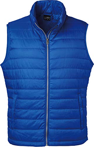 James & Nicholson Herren Padded Outdoor Weste, Blau (Royal), X-Large von James & Nicholson