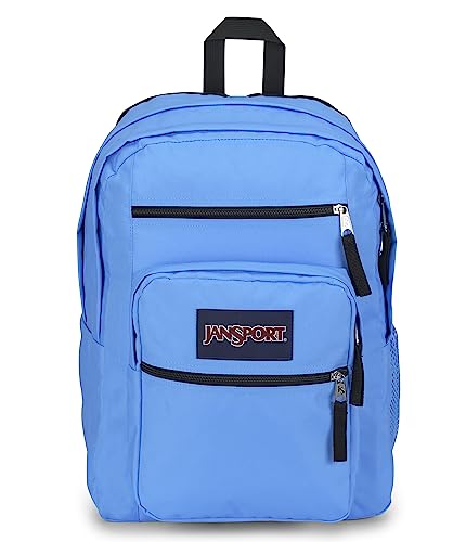 JanSport Big Student, Großer Rucksack, 51 L, 43 x 33 x 25 cm, 15in laptop compartment, Blue Neon von JanSport