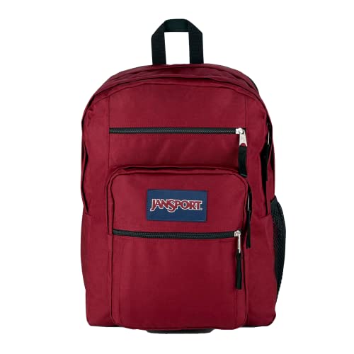 JanSport Big Student, Großer Rucksack, 41 L, 43 x 33 x 25 cm, 15in laptop compartment, Russet Red von JanSport