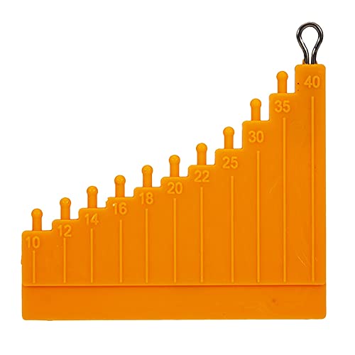 Janasiba Karpfen Angeln Haar Gauge für Karpfen Haar Rig Messen Werkzeug Karpfen Grob Methode Futterautomat Angeln GeräT ZubehöR von Janasiba