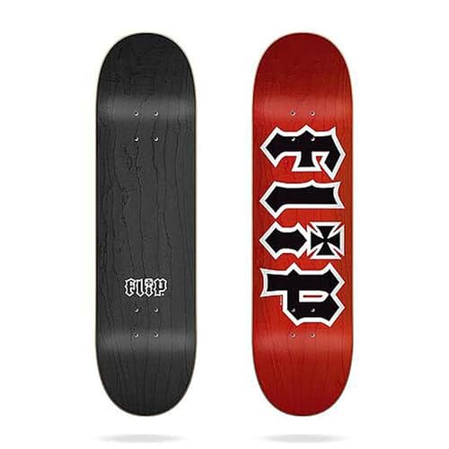 Jart Hkd Red Stained 8.375"x31.85" Flip Deck Skateboard, Mehrfarbig (Mehrfarbig), Einheitsgröße von Jart