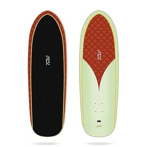Jart Lakey Peak 32" Power Surfing Series Yow Deck Skateboard, Mehrfarbig (Mehrfarbig), Einheitsgröße von Jart