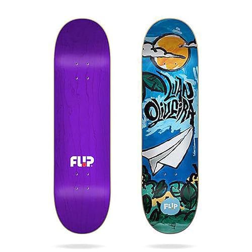 Jart Oliveira Faire 8.13"x32" Flip Deck Skateboard, Mehrfarbig (Mehrfarbig), Einheitsgröße von Jart