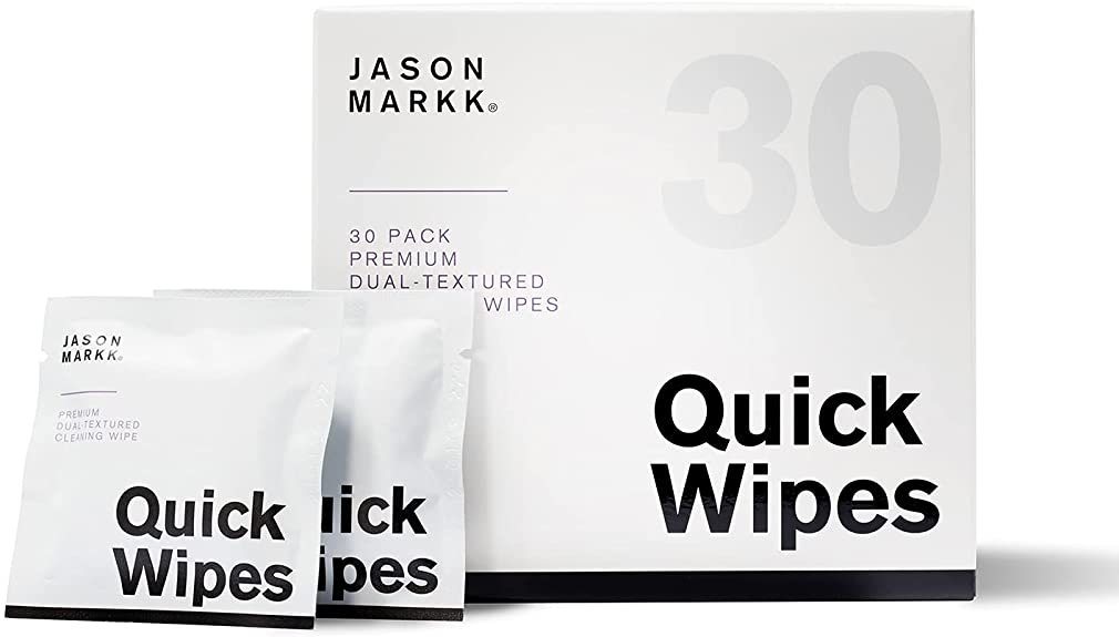 Jason Markk Schuhputzbürste Quick Wipes 30er Box - Feuchte Reinigungstücher speziell für Sneaker, (30-tlg) von Jason Markk