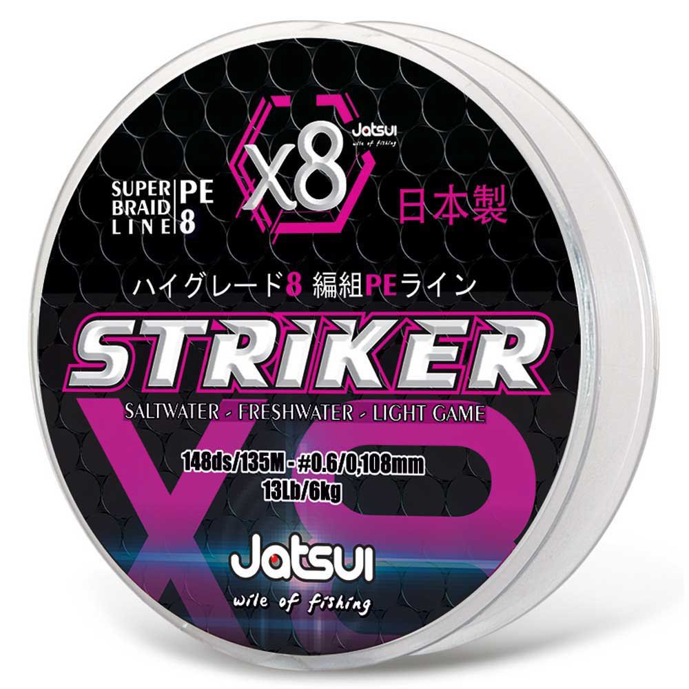 Jatsui Striker Pe 8 275 M Braided Line Durchsichtig 0.108 mm von Jatsui