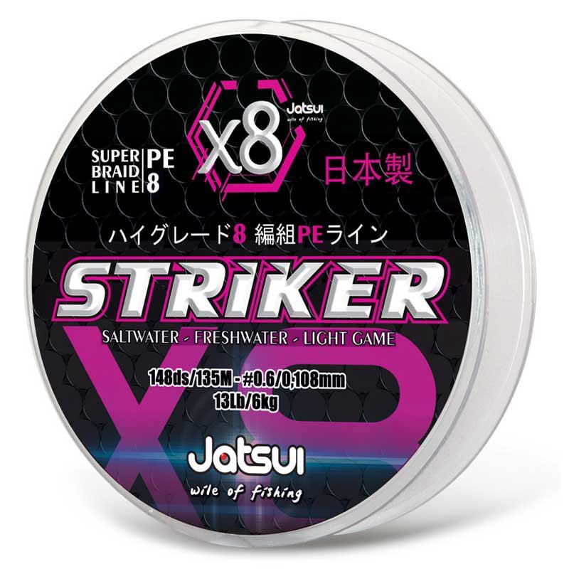 Jatsui Striker Pe 8 500 M Braided Line Durchsichtig 0.280 mm von Jatsui