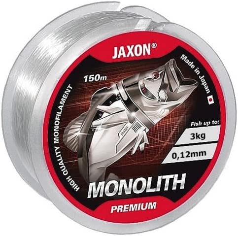 axon Angelschnur Monolith Premium 150m / 0,10mm-0,35mm Spule Einzelschnüre Monofile NEU&OVP (0,02€/m) (0,20mm / 9kg) von Jaxon