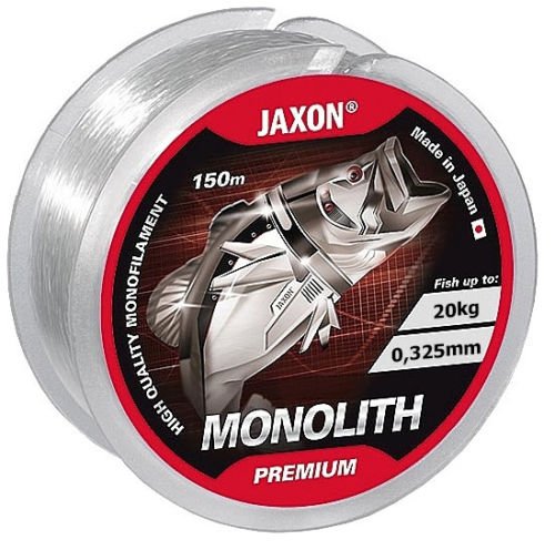 Jaxon Angelschnur Monolith Premium 150m / 0,10mm-0,35mm Spule Einzelschnüre Monofile NEU&OVP (0,02€/m) (0,325mm / 20kg) von Jaxon