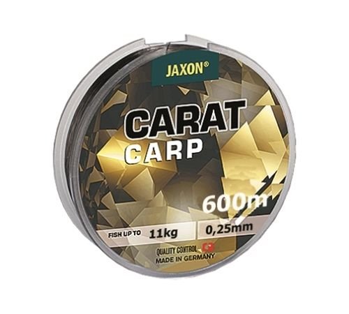 Jaxon Angelschnur Carat CARP 600m Spule Monofile Karpfen Schnur TOP (0,018€/m) (0,25mm / 11kg) von Jaxon