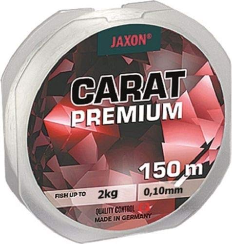 Jaxon Angelschnur Carat Premium 150m Spule 0,10mm-0,45mm Monofile (0,10mm/2kg) von Jaxon