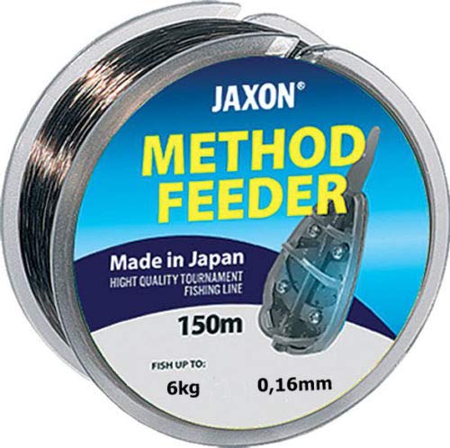 Jaxon Angelschnur Method Feeder 150m / 0,16-0,32mm Spule Monofile (0,16mm / 6kg) von Jaxon