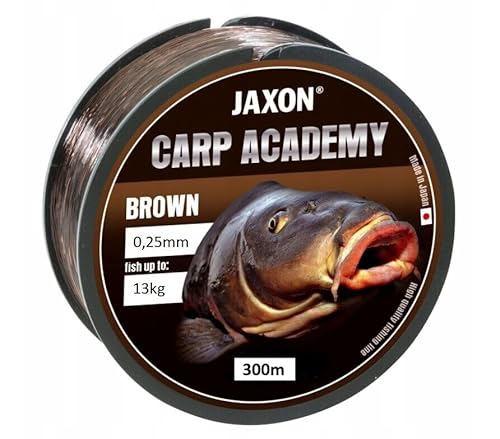Karpfenschnur Angelschnur JAXON CARP Academy 300m Spule 0,25-0,35mm Feederschnur Karpfen Monofile (300m/0,325mm/20kg) von Jaxon