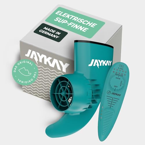 JayKay SUP E-Finne | Elektro-Finne für SUP Board, Kajak und Windsurfer | Bis zu 6 Stunden Laufzeit | 400 Watt Antriebsleistung von JayKay GmbH