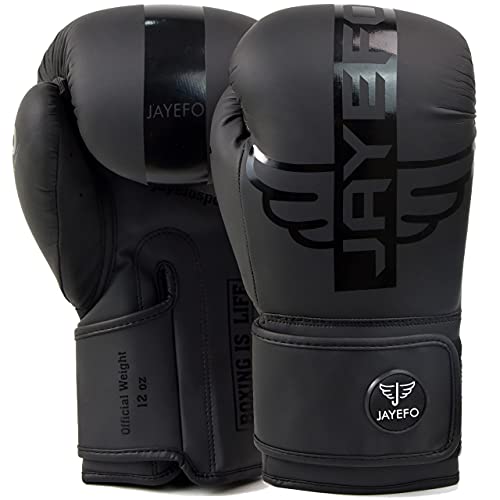 Jayefo R-6 Boxhandschuhe (schwarz, 400 g) von Jayefo
