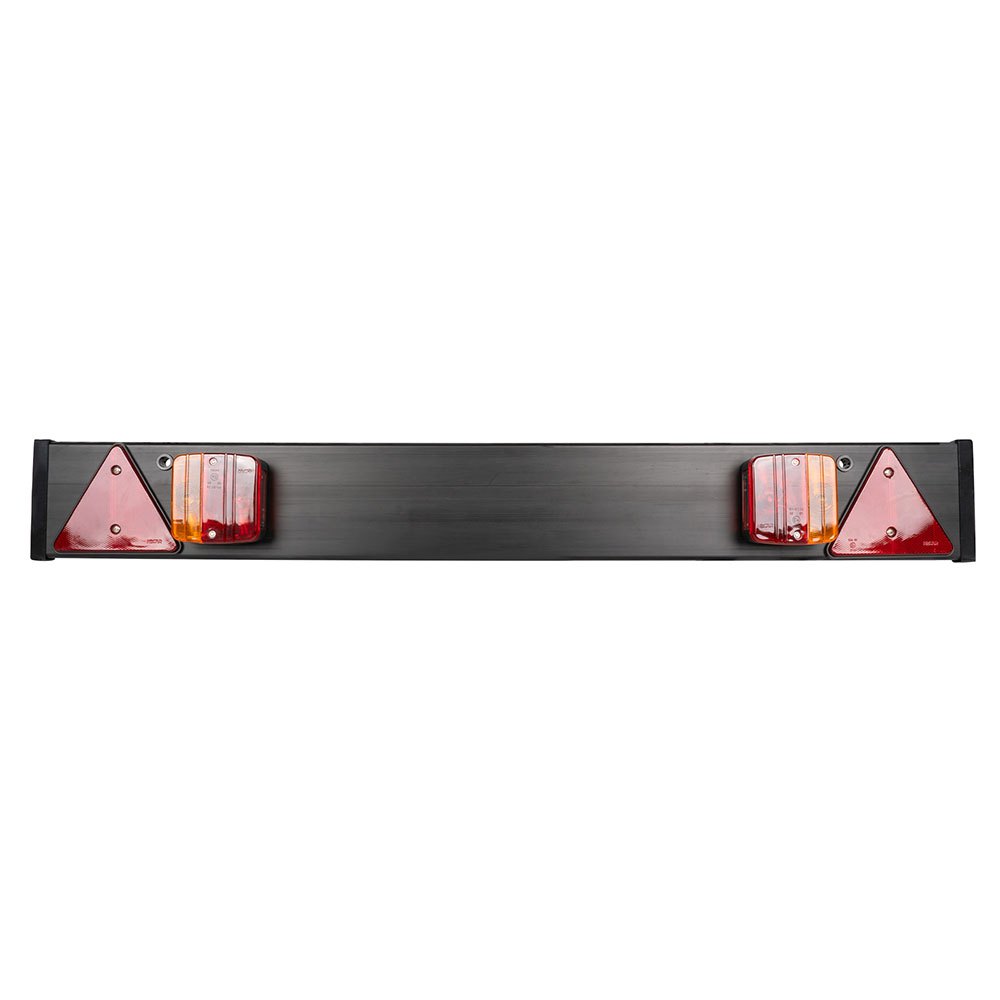 Jbm 1100x140 Mm Trailer Towing Bar With 2 Rear Lights An 2 Triangular Reflectors Rot von Jbm