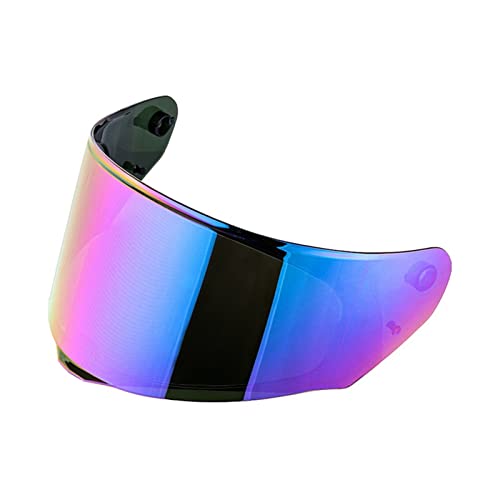 Jdon-hats Helm-Visier geeignet for LS2 FF800 / FF328 / FF353/320 Modell Transparent Rauch Bunte Helmobjektiv (Farbe : for FF320 Colorful) von Jdon-hats