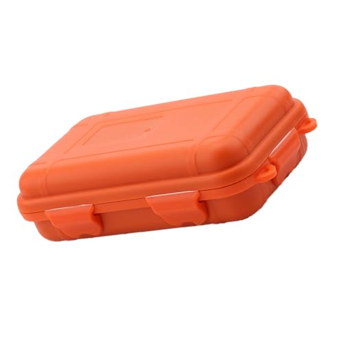 Jeanoko Wasserdichter Outdoor-Survival-Koffer, Outdoor-Aufbewahrungsbox mit der Funktion, Werkzeugrisse für den Heimgebrauch zu Reduzieren (Groß: 23,5 x 13 x 9,5 cm) von Jeanoko