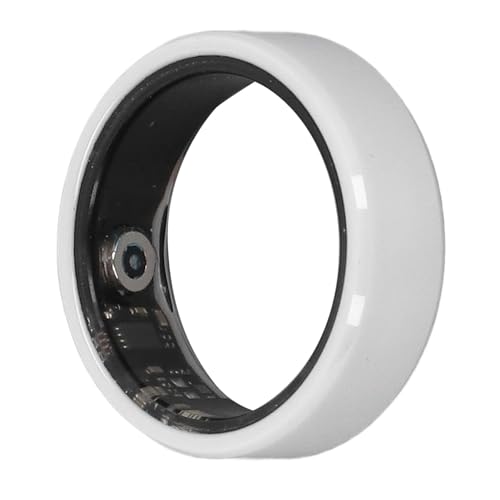 Jectse Smart Ring Health Tracker, Tragbarer Bluetooth-Fitness-Tracker mit Schrittzähler und Schlafdatenüberwachung, IP68 Wasserdichter Wiederaufladbarer Smart Ring mit (Nr. 8) von Jectse