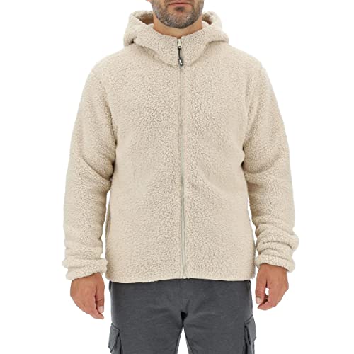 JEEP O102562-W497 J MAN HOODED POLAR SHERPA JACKET With Pockets J22W Birch White XL von Jeep